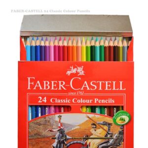 مداد رنگی 24 رنگ فابر کاستل اصل جعبه مقوایی