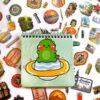 دفترچه یادداشت فانتزی حاشیه دار سویل